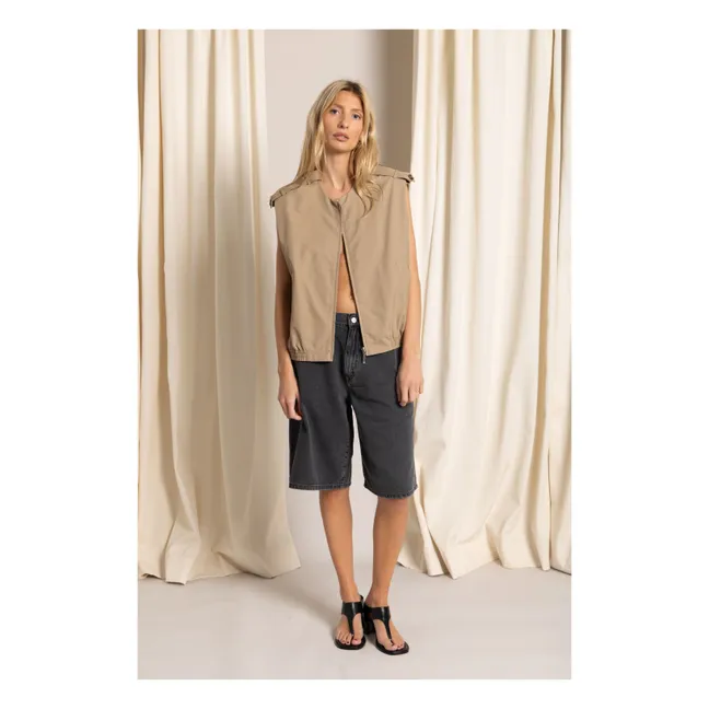 Bermuda vaquera Paola | Vaquero gris