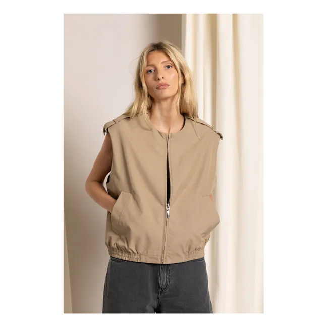 Veste Sans Manches Savannah | Beige