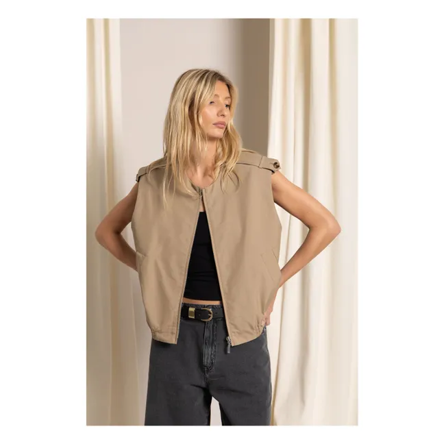 Chaqueta sin mangas Savannah | Beige