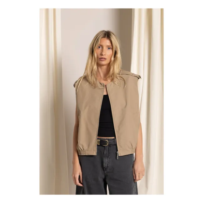 Chaqueta sin mangas Savannah | Beige