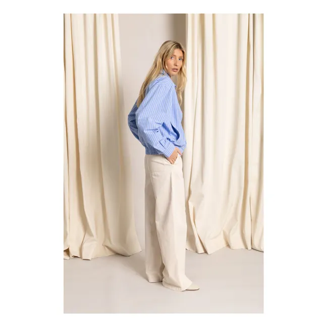 Cleo Jacke Gestreift | Blau