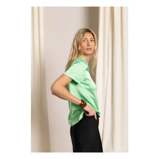T-shirt Selena | Vert prairie