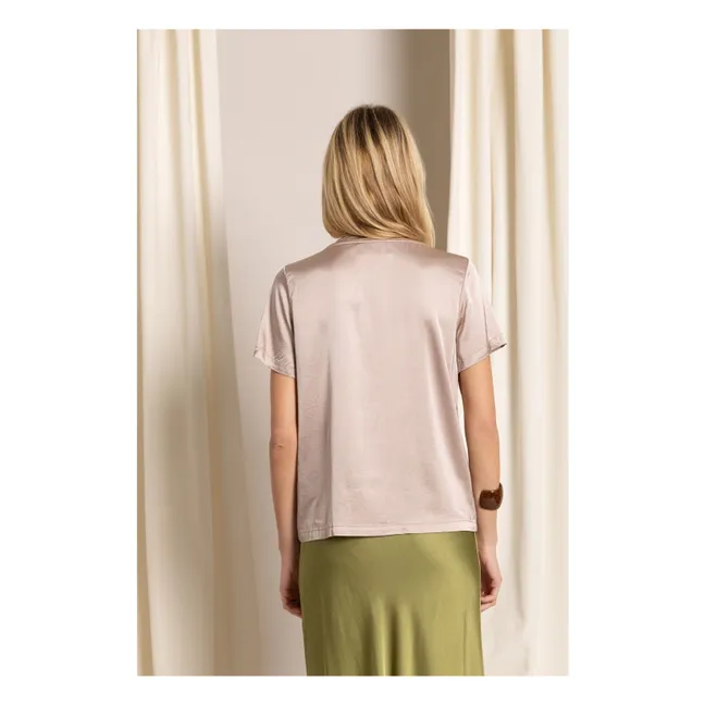Camiseta Selena | Beige rosado