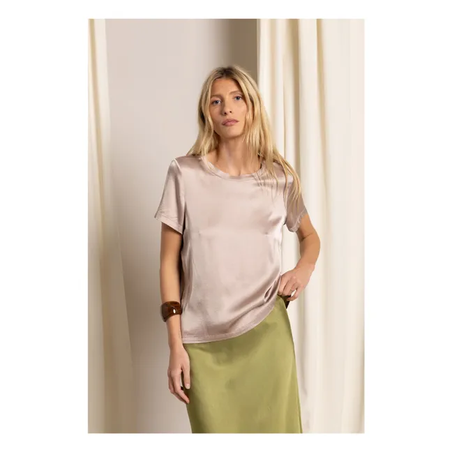Camiseta Selena | Beige rosado