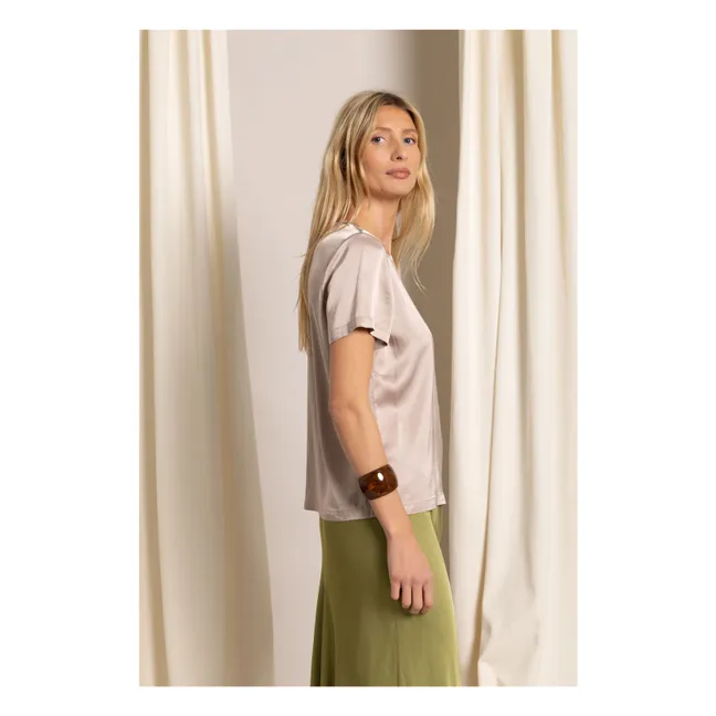 Camiseta Selena | Beige rosado