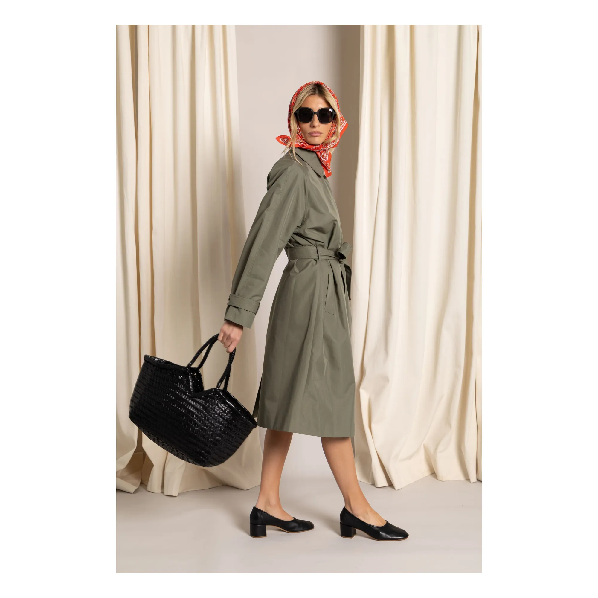 Trench Raquel | Vert kaki- Image produit n°2