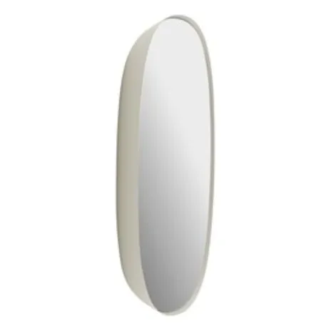 Framed wall mirror 40x40 cm | Light grey