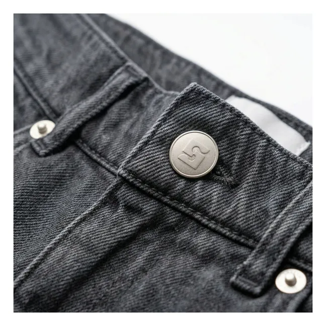 Paola Denim Bermuda Shorts | Denim grey