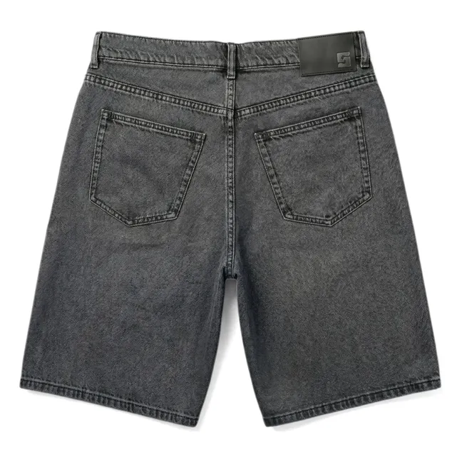 Paola Denim Bermuda Shorts | Denim grey