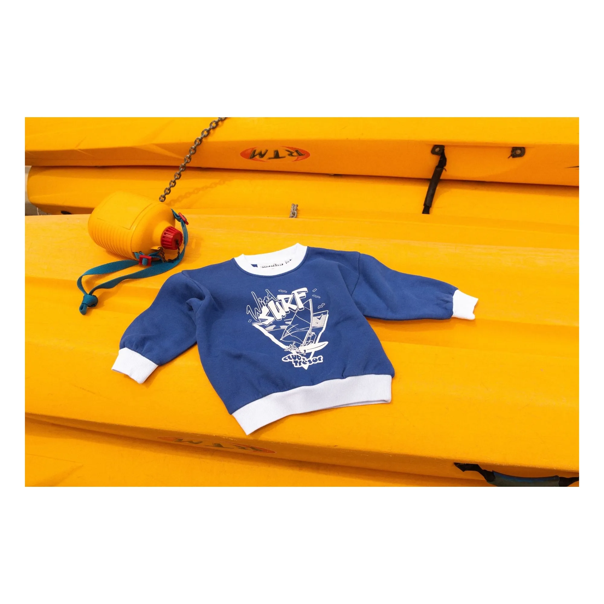Camiseta Wind Surf Sweat | Azul- Imagen del producto n°4