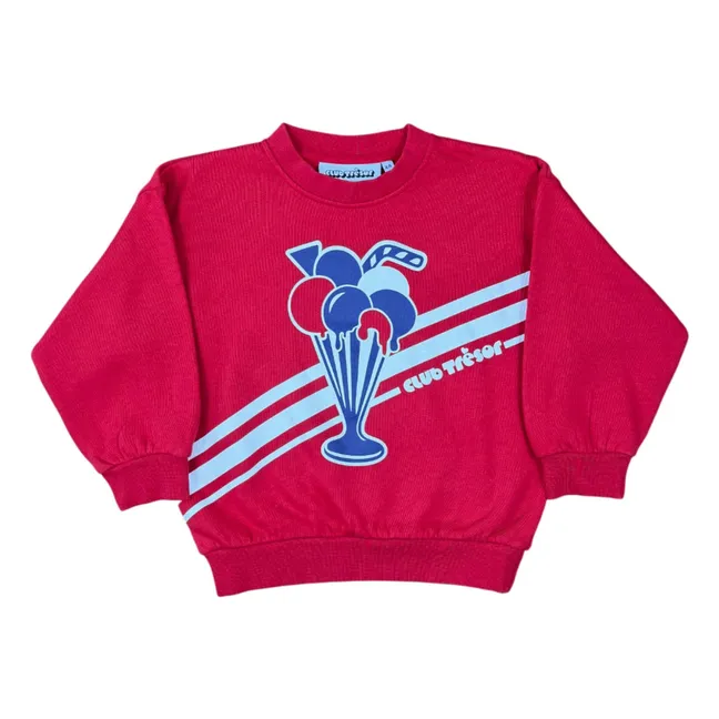 Sudadera Ice Cream | Rojo Frambuesa