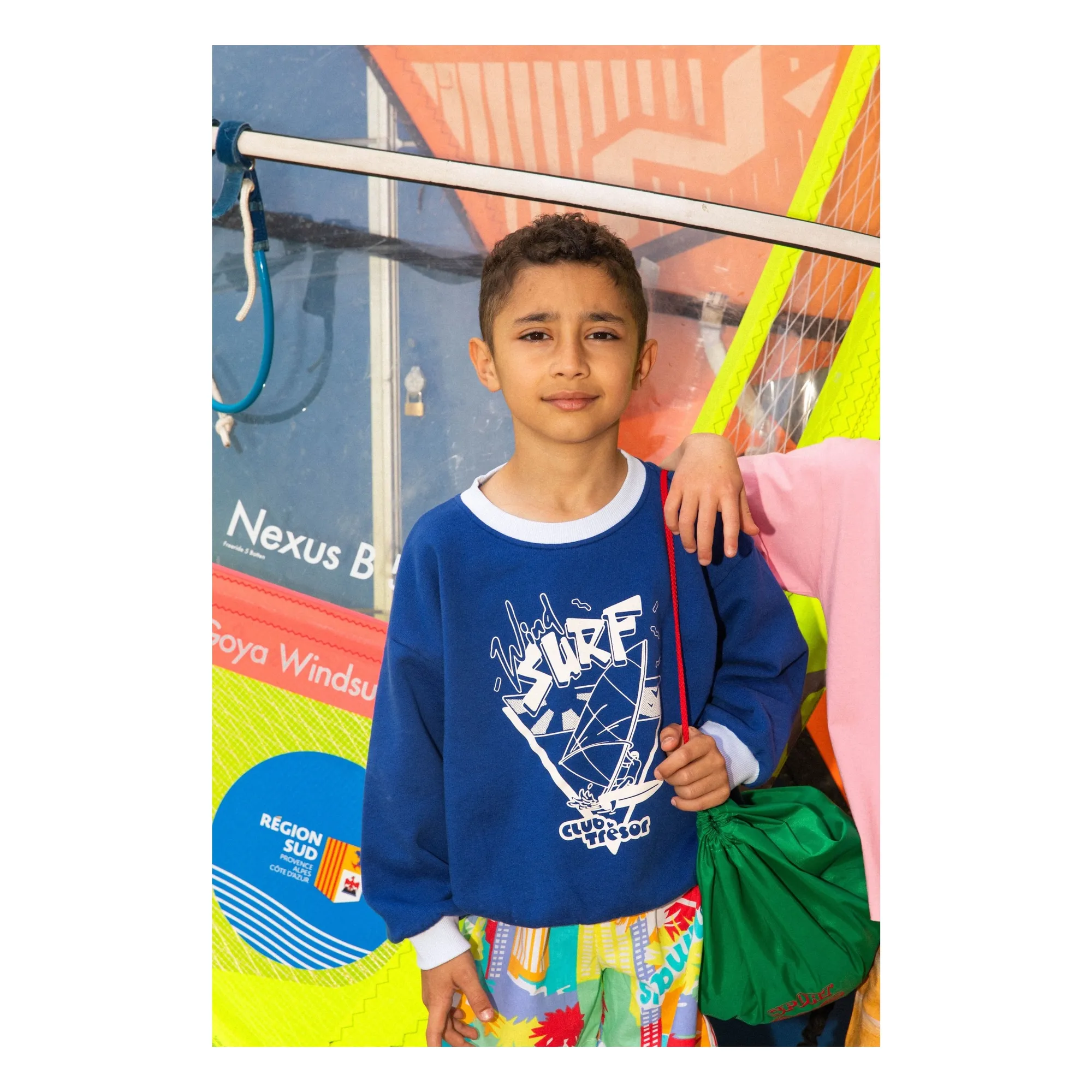 Sweat Wind Surf | Bleu- Image produit n°1