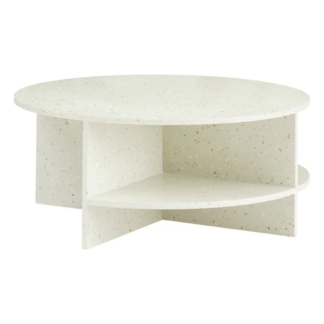 Table basse en terrazzo Halves | Off-White