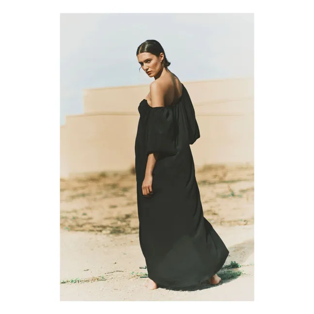 Robe La Soie | Noir