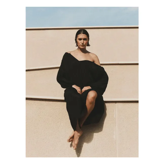 Robe La Soie | Noir