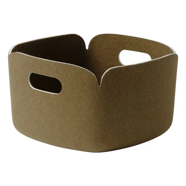 Panier de rangement Restore | Vert kaki