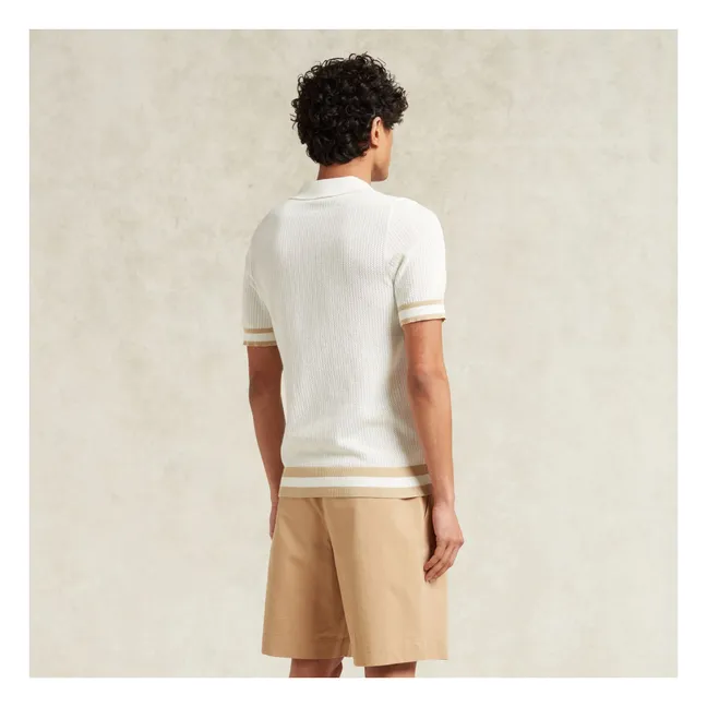 Polo de algodón Quinn | Blanco