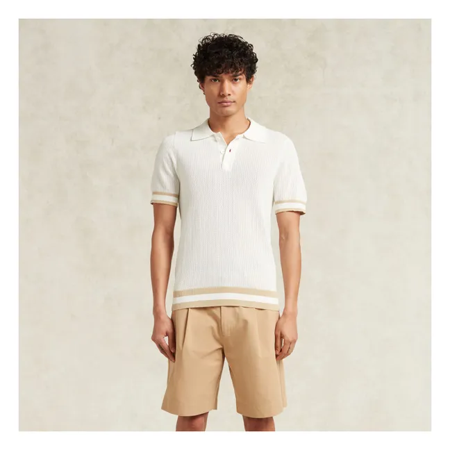 Polo de algodón Quinn | Blanco