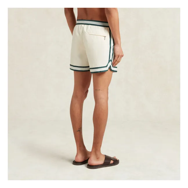 Baller Swim Shorts | White - Ivory