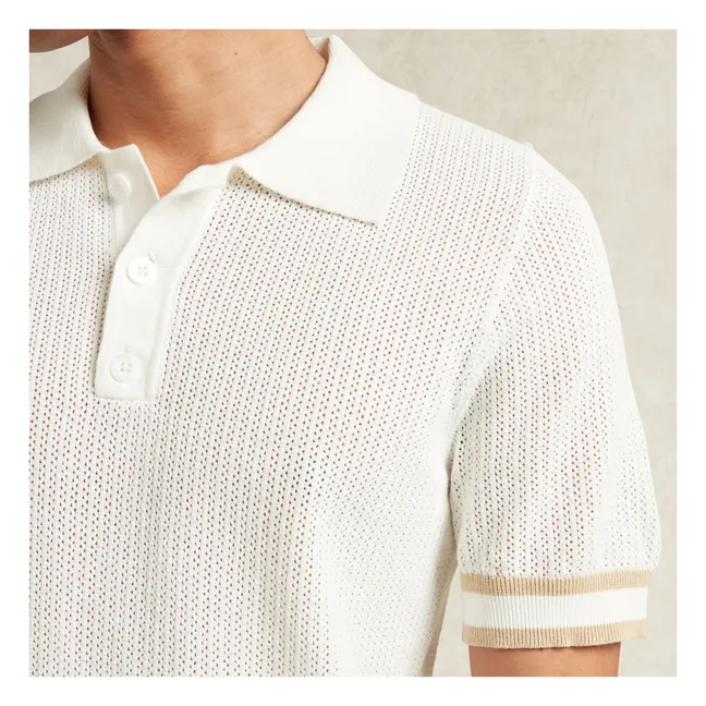Polo de algodón Quinn | Blanco