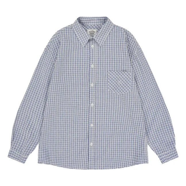 Camisa de cuadros Vintage | Blanco