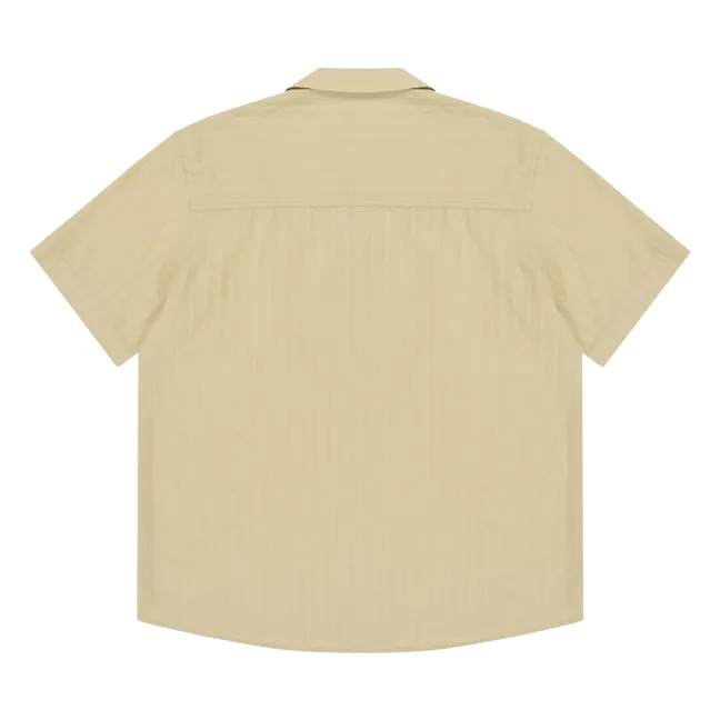 Camisa de jacquard | Beige