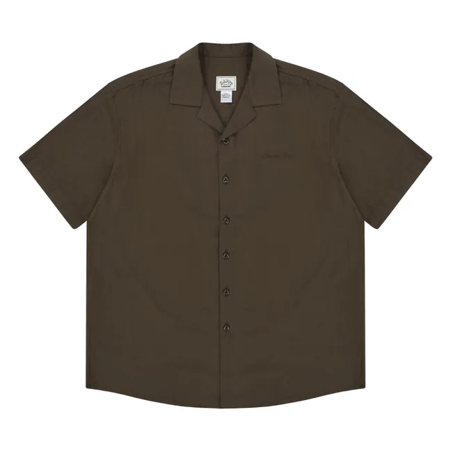 Camisa de jacquard  | Marrón