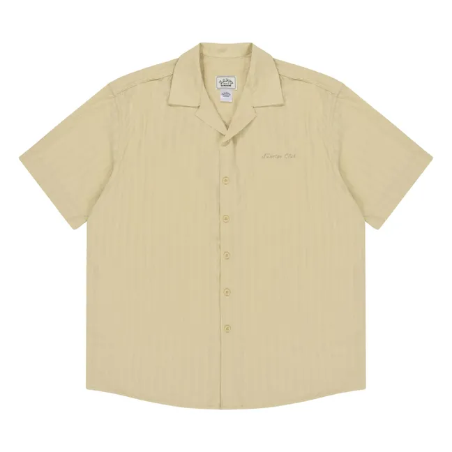 Camisa de jacquard | Beige