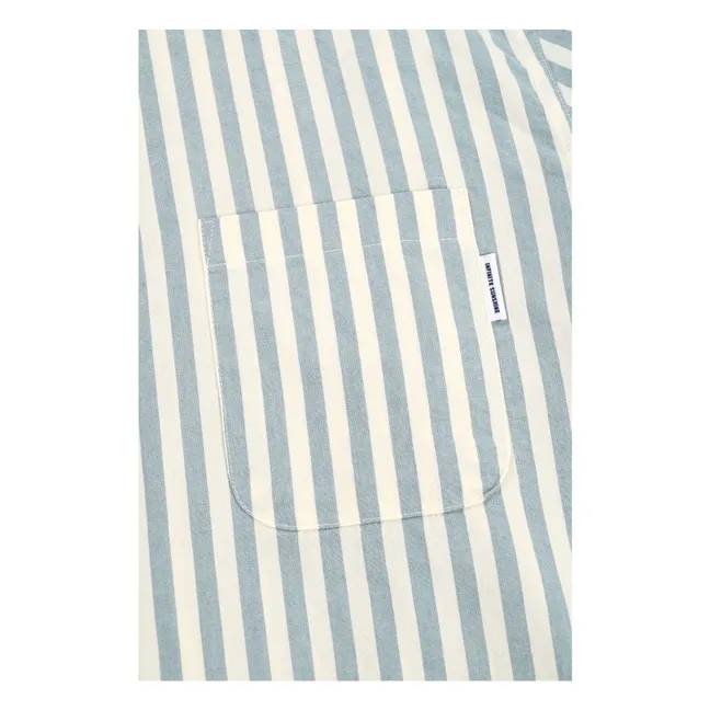 Camisa de rayas | Azul Claro