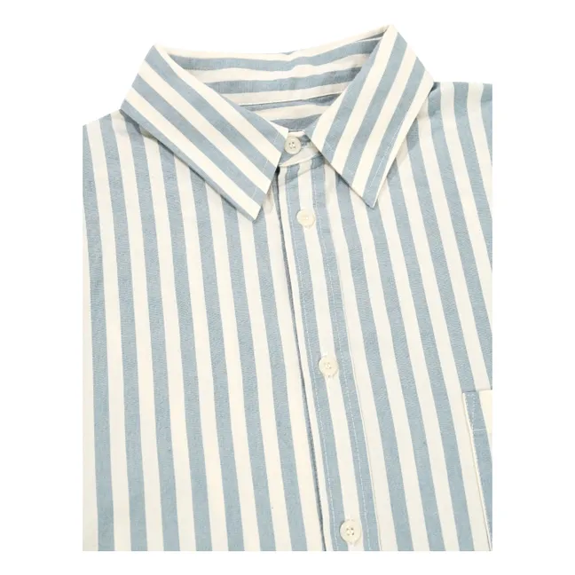 Camisa de rayas | Azul Claro