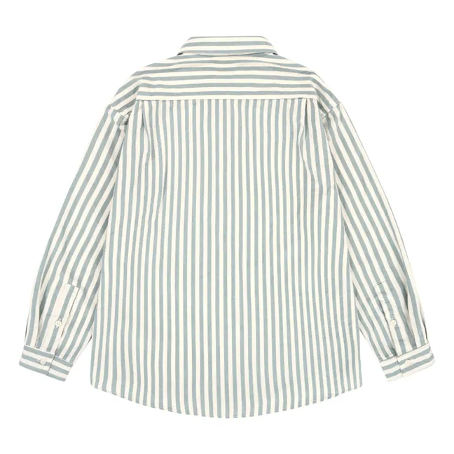 Camisa de rayas | Azul Claro