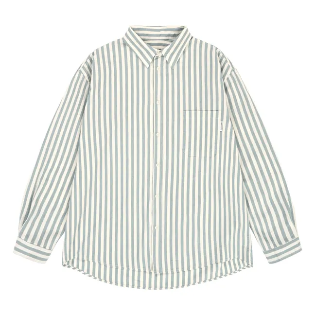 Camisa de rayas | Azul Claro