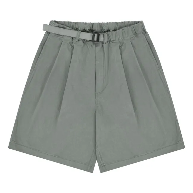 Pantalon Two Tuck Wide | Gris