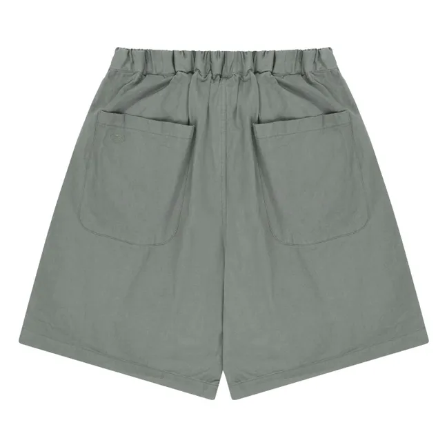 Pantalon Two Tuck Wide | Gris