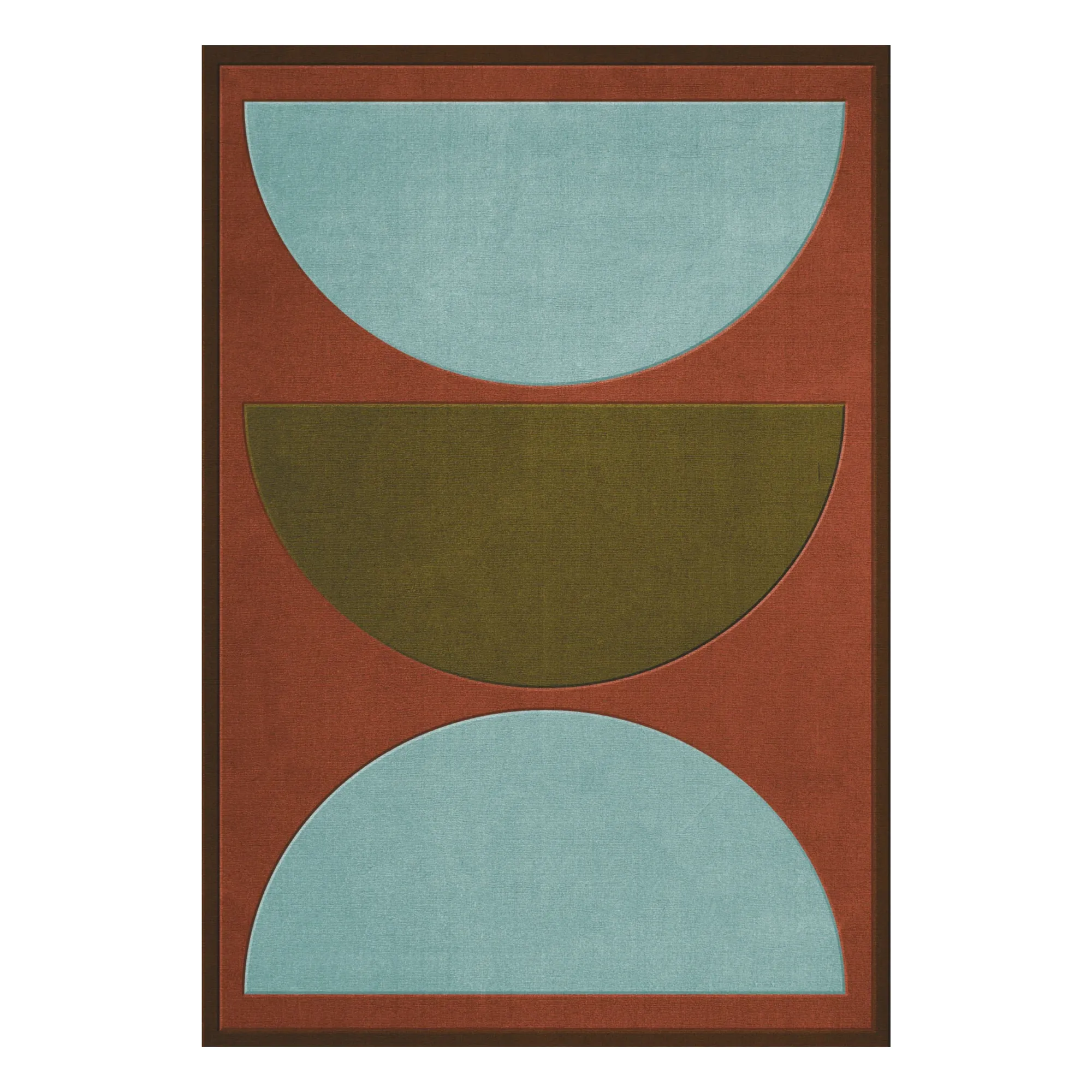 Layered Cannelle Coppa Canela Wool Carpet