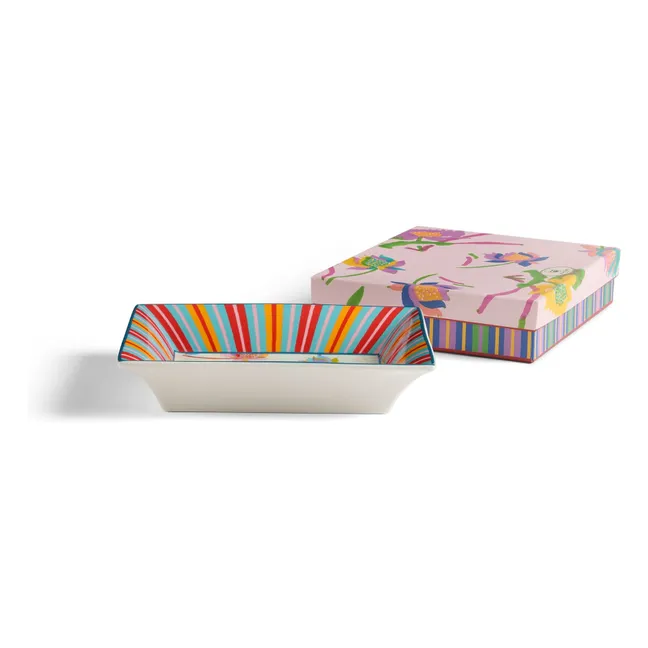 Bandeja de porcelana japonesa para alfileres | Verde