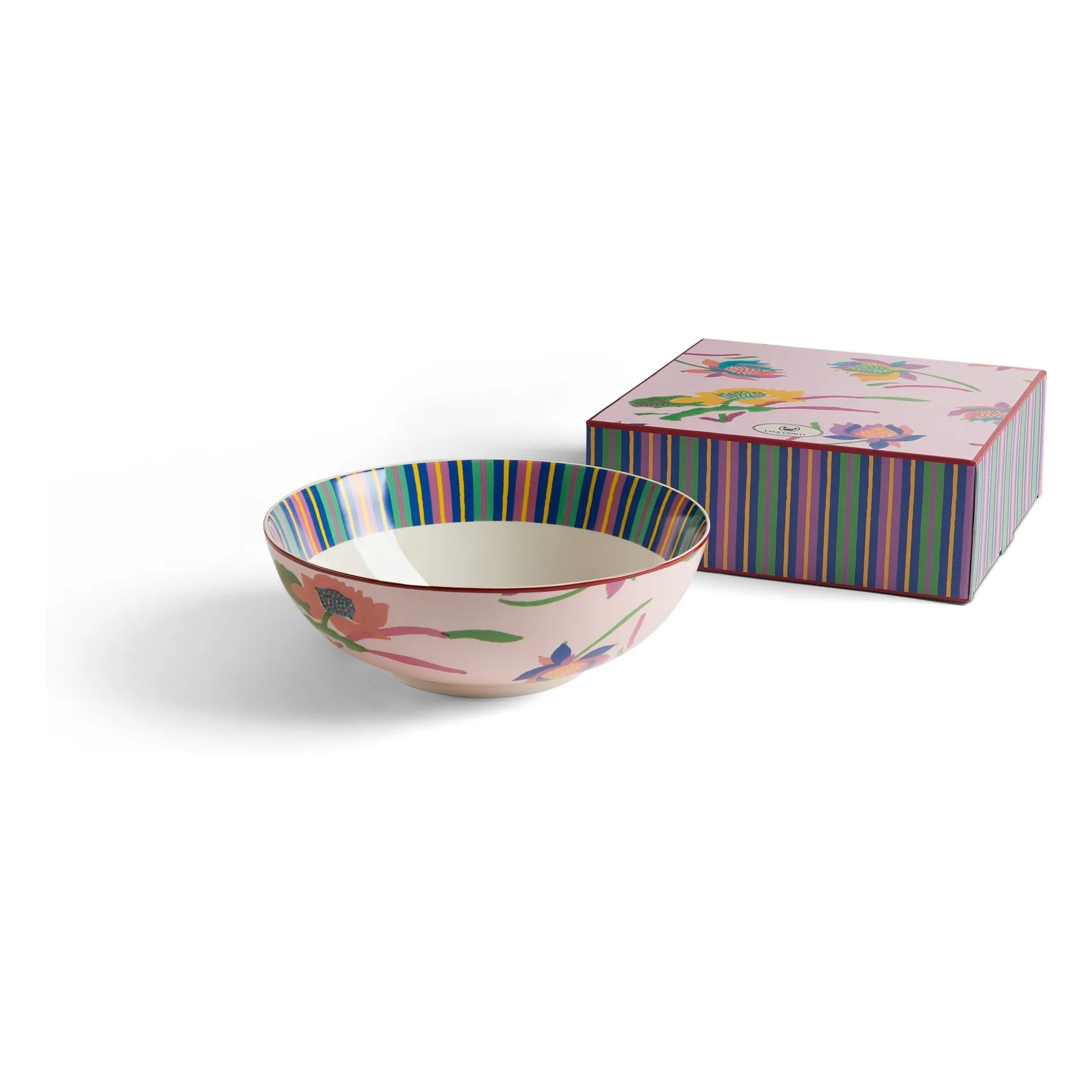 Saladier en porcelaine Japanese | Rose- Image produit n°2