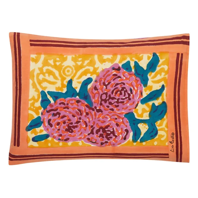 Funda de cojín Dam Dam | Amarillo Paja