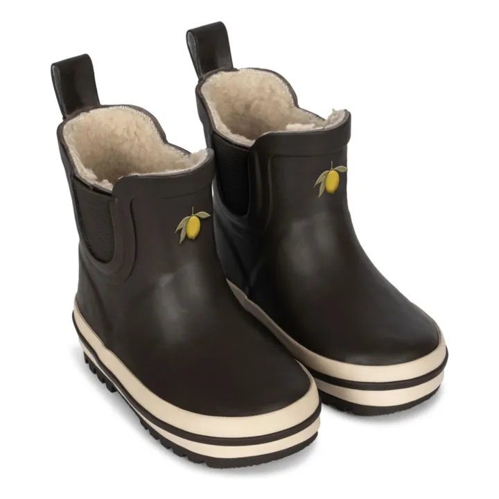 Botas de lluvia con relleno King | Chocolate- Imagen del producto n°0