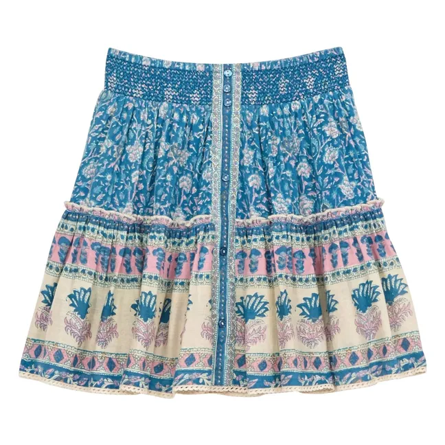 Jupe Myla Coton | Bleu
