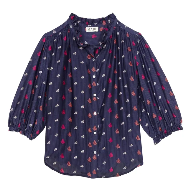 Blouse Auden Coton | Bleu marine