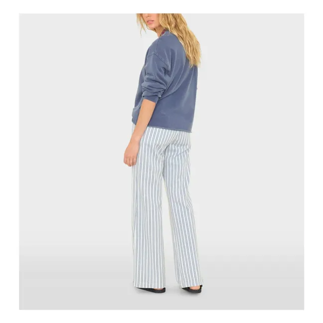 Pantalon Rayures Serra | Bleu