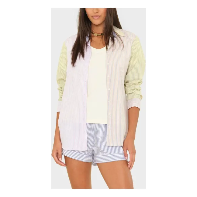Camisa de rayas Beau | Azul