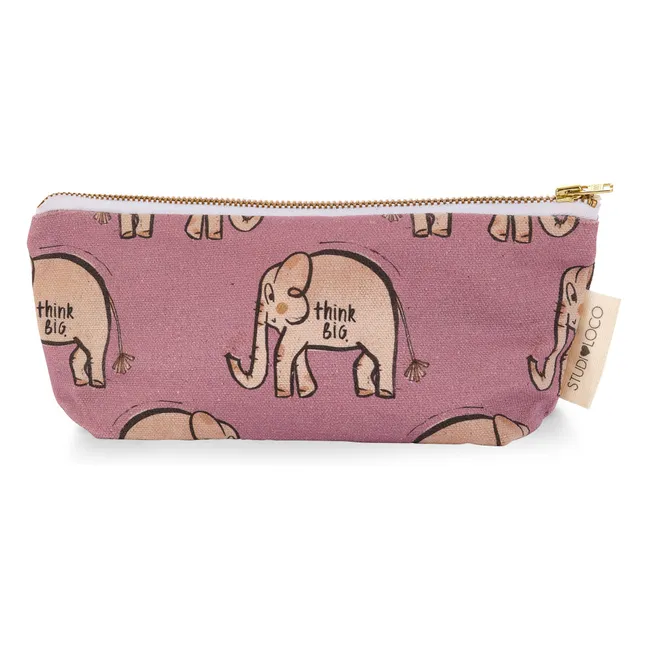 Elephant pencil case | Mauve