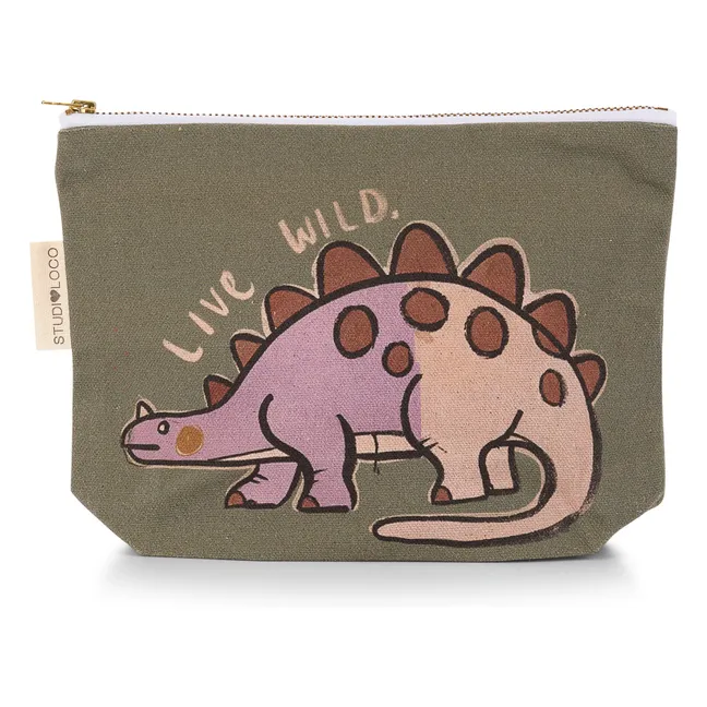 Dino clutch bag | Khaki
