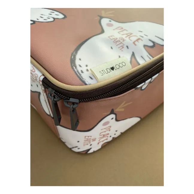 Bird suitcase | Dusty Pink
