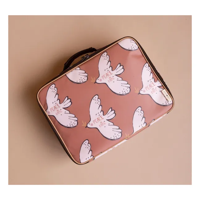 Bird suitcase | Dusty Pink
