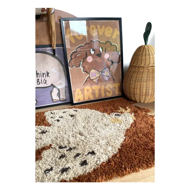 Tapis Boho | Marron foncé