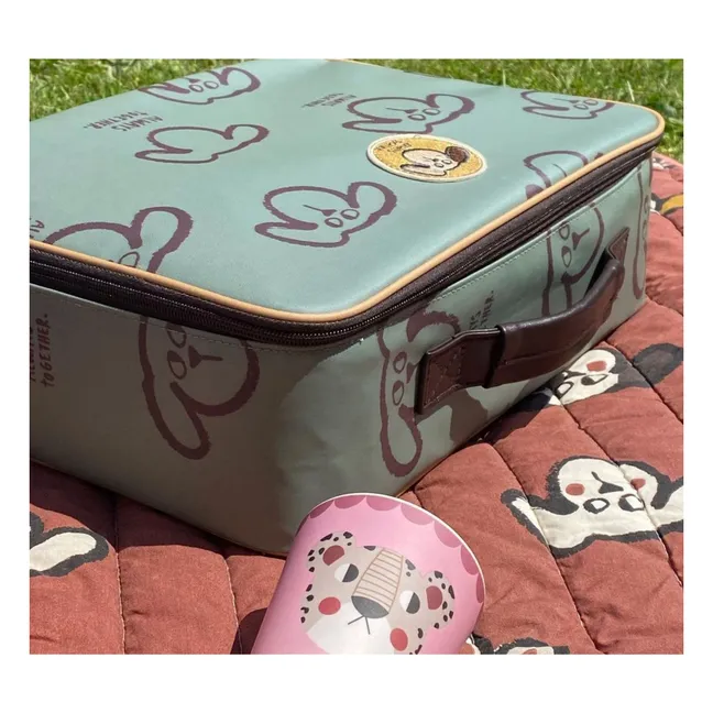 Doggy suitcase | Grey blue