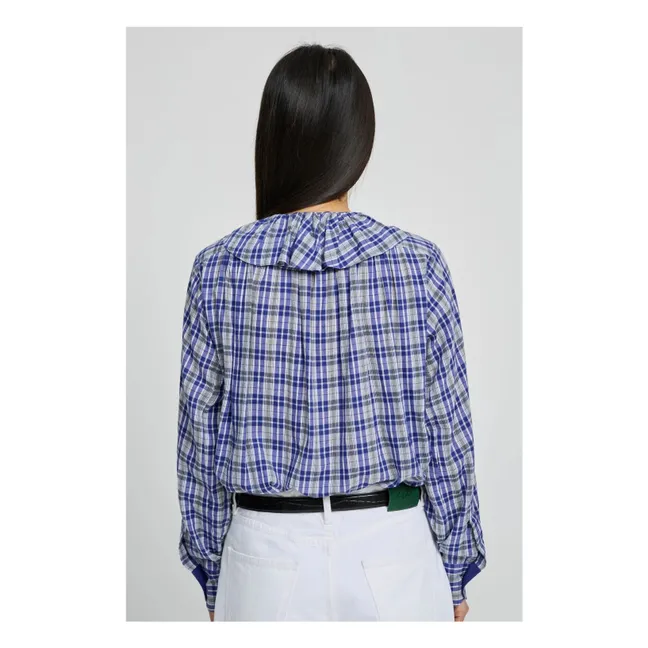 Blouse Annie Coton | Bleu